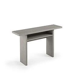 Inside 75 Table console extensible LOUPA béton plateau rabattable pieds extensibles