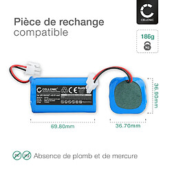 Acheter Batterie pour Ecovacs Deebot M82 (ECOVACS BL7402A) 2600mAh de CELLONIC