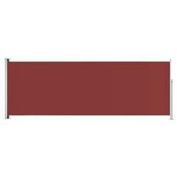 vidaXL Auvent latéral rétractable de patio 220x600 cm Rouge