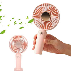 Avis (PINK) Portable Mini Hand Held Small Folding Desk Fan