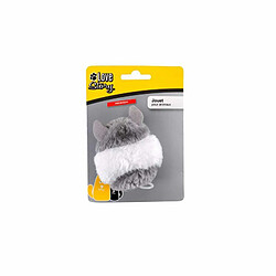 Paris Prix Peluche Mécanique pour Chat Souris 5cm Gris