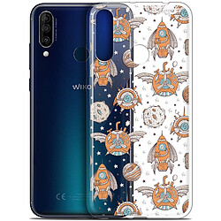 Caseink Coque arrière Wiko View 3 (6.26 ) Gel HD [ Nouvelle Collection - Souple - Antichoc - Imprimé en France] Punk Space