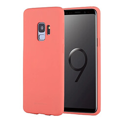 Wewoo Coque Magenta pour Samsung Galaxy S9 TPU Protection anti-chute Soft Cover arrière FEELING