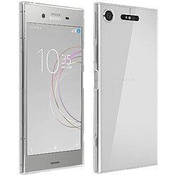 Avizar Pack Protection Xperia XZ1 Coque silicone transparente + film verre trempé écran