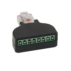 RJ45 Prise Mâle à 8 Broches AV Borne à Vis Adaptateur Convertisseur pas cher