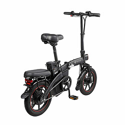 Acheter Vélo Électrique Pliant DYU A5 14 Pouces 25km/h - Moteur 350W Batterie 48V7.5Ah Freins à Disque - Noir