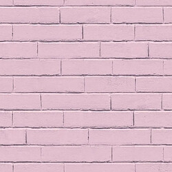 Noordwand Papier peint Good Vibes Brick Wall Rose