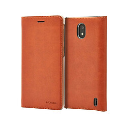 Etui de protection d'origine Nokia CP-304 à rabat orange compatible pour Nokia 2