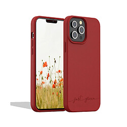 BIGBEN Coque iPhone 13 Pro Max Natura Rouge - Eco-conçue Just Green