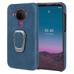 Coque en TPU + PU anti-chocs avec béquille à anneau rotatif, bleu pour votre Nokia 5.4