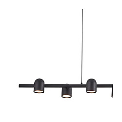 Luminaire Center Suspension Ios Noir pas cher