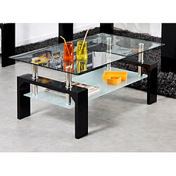 Avis UB DESIGN SALON Table basse Dana 100 x 60 cm noire