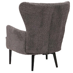 Acheter Mendler Lounge-Sessel HWC-K37, Cocktail-/Ohrensessel Polsterstuhl Retro Vintage Stoff Chenille (500g/m²) Öko-Tex ~ gris foncé