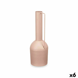 Gift Decor Vase Élevé Sable Acier 13 x 39 x 13 cm (6 Unités)