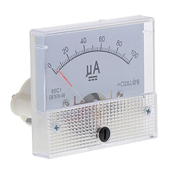 Outils De Mesure Courants 0-100uA D'appareil De Contrôle Actuel D'ampère De CC De Panneau 85C1-uA