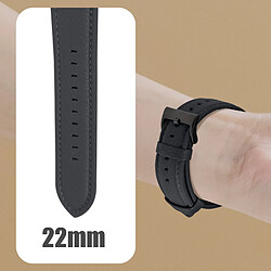 Avizar Bracelet pour Apple Watch 41mm / 40mm et 38 mm Finition Texturé Noir pas cher