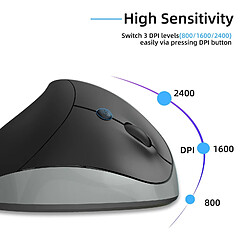 Acheter Yonis Souris Ergonomique Gaming Sans Fil 2.4G