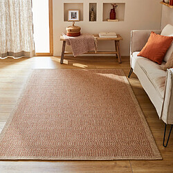 Avril Paris Tapis extérieur - 120x170cm - naturel - 100% polypropylène résistant aux UV - 1400 gr/m2 - OANA