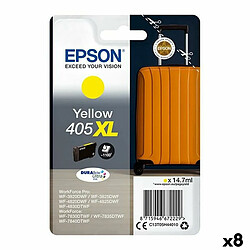 Cartouche d'encre originale Epson WF-3820DWF, 3825DWF, 4820DWF, 4825DWF, 4830DWF, WF-7830DTWF, 7835DTWF, 7840DTWF Jaune (8 Unités)