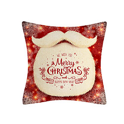 P67 4pcs 45 * 45cm Christmas Christmas De Noël Bénédiction Modèle Linge Taie d'oreiller Maison de Vacances Taie d'oreiller House Sofa Coussin Coussin Coussin pas cher