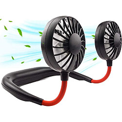 Acheter Ventilateur de Cou Portatif Ventilateur de Cou Suspendu Rechargeable, Mini Ventilateur de Tour de Cou Mains Libres avec un Fort flux d'air