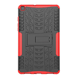 Avis Coque en TPU modèle de pneu hybride avec béquille rouge pour votre Samsung Galaxy Tab A 8.0 Wi-Fi (2019) SM-T290