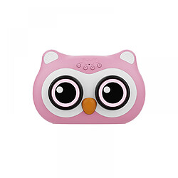 General Haut-parleur Bluetooth pour enfants, mini haut-parleur sans fil Bluetooth pour animal de compagnie, véritable stéréo sans fil pour un son riche et puissant, mini haut-parleur Bluetooth mignon pour animal de compagnie (rose)