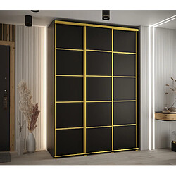 Abiks Meble Armoire DAVOS 4 À Portes Coulissantes 235,2/180/45 3 Portes