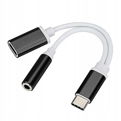 GUPBOO Adaptateur USB-C vers Jack 3.5 pour Mi 11 Lite NE 5G,JL1873