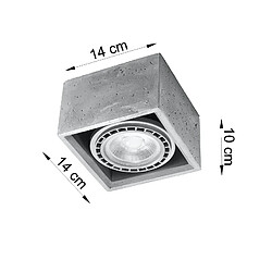 Acheter Downlight encastrable SOLLUX Quatro - Gris