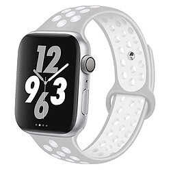 Bracelet De Style Sportif Phonecare Compatible avec Apple Watch Ultra 2 (2024) - Gris / Blanc