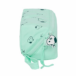 Trousse d'écolier Snoopy Groovy Vert 22 x 10 x 10 cm