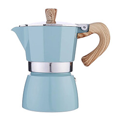 Machine à Expresso Classique Sur La Cuisinière Tasse à Expresso Moka Pot Lake Blue 150ml