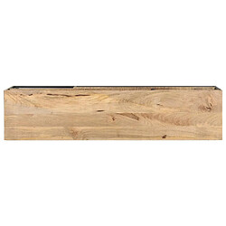 Avis vidaXL Meuble TV 130x30x45 cm Bois de manguier brut