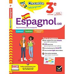 Espagnol 3e LV2, 14-15 ans : conforme au programme