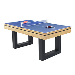 Concept Usine Table multi-jeux 3 en 1 billard et ping-pong en bois DENVER pas cher