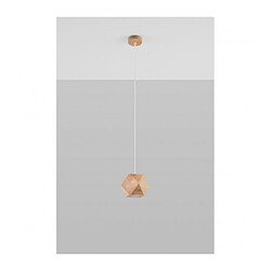 Luminaire Center Suspension Woody Spherical Bois Bois naturel 1 ampoule 120cm