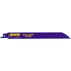 IRWIN - 5 lames de scie sabre pour bois et métaux