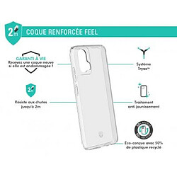 Force Case Coque pour Motorola G34 5G Renforcée FEEL Système Tryax Inserts 3D Transparent