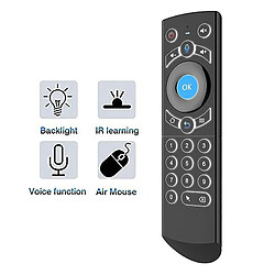 Avis Universal G21PRO Télécommande Rétroéclairage Gyroscope Air Souris Sans Fil 2.4G Télécommande Voix Intelligente TV Décodeur Projecteur