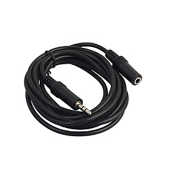 3.5mm jack mâle à femelle audio stéréo extension aux câble pour casque 2m