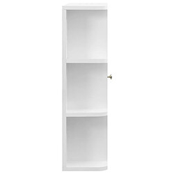 Acheter vidaXL Armoire à miroir de salle de bain Blanc 66x17x63 cm MDF