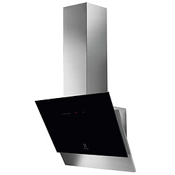 Hotte murale inclinée 60cm 62db 460m3/h noir - lfv426y - ELECTROLUX