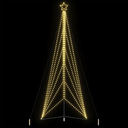 vidaXL Guirlande de sapin de Noël 861 LED blanc chaud 480 cm