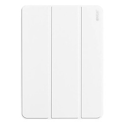 Etui en PU triple blanc pour votre Apple iPad Pro 11-inch (2018)