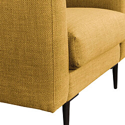 Acheter MAISON AUBERTIN Fauteuil Caruso Tissu Jaune 1 Place