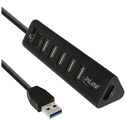 InLine® Smart Hub 7 ports USB 3.0 et 2.0 avec port de charge rapide 