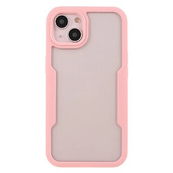 Coque en TPU + acrylique détachable 2-en-1 rose pour votre iPhone 13 mini 5.4 pouces