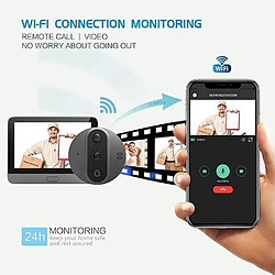 Acheter Yonis Interphone Vidéo WiFi 4.3 Pouces Vision Nocturne