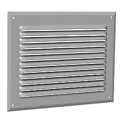 Unelvent 870218 - Grille d'Aération Alu 140x140 mm